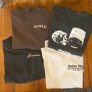 NEW CHRISTIAN GRAPHIC TSHIRT BUNDLE - BETHEL MUSIC & BRANDON LAKE